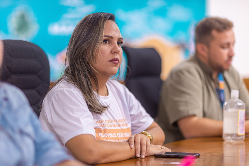 Secretária-adjunta de Educação, Emília Caldas, destacou parceria entre escolas e Ministério Público. Foto: Itawi Albuquerque/Secom Maceió