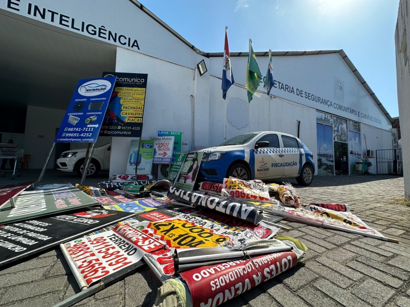 A Semsc apreendeu publicidade não autorizada e multou infratores. Foto: Arquivo/Secom