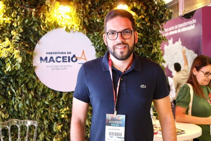 Rogério Lima marcou presença no congresso. Foto: Hilderlan Oliveira/Ascom Semed