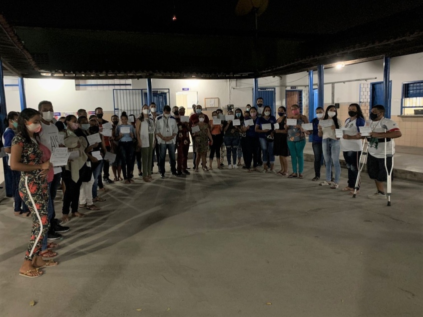Alunos e professores que participaram do curso. Foto: Vigilância Sanitária Maceió
