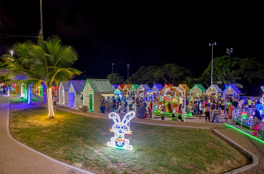 Prefeitura instala dispositivos para evitar acidentes na Vila da Páscoa Iluminada