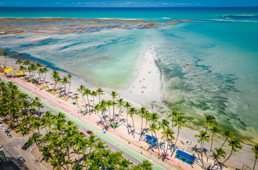 Maceió é o 2° destino nacional mais procurado do Brasil para as férias de julho
