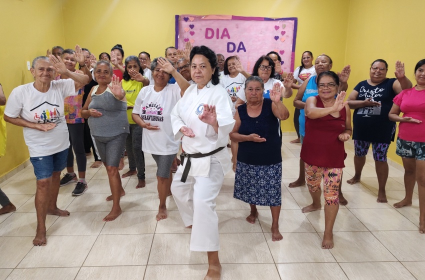 Prática do Karatê melhora qualidade de vida e autoestima de idosas e mulheres do Serviço de Convivência