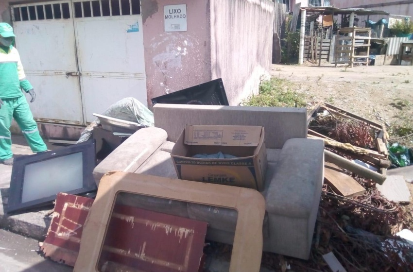 Alurb orienta como descartar materiais volumosos inservíveis de forma correta