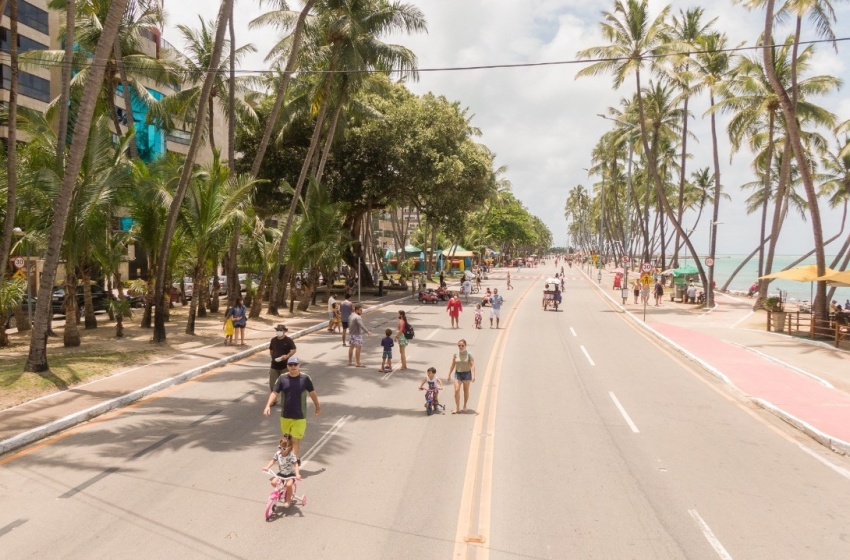 Rua Aberta, na Ponta Verde, funcionará na próxima quinta-feira (8), oferecendo lazer para todas as idades