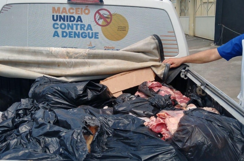 Vigilância Sanitária retira mais 1.200kg de alimentos impróprios de circulação