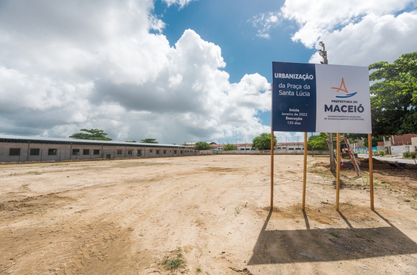 Prefeitura de Maceió inicia construção da Praça da UPA, no Santa Lúcia