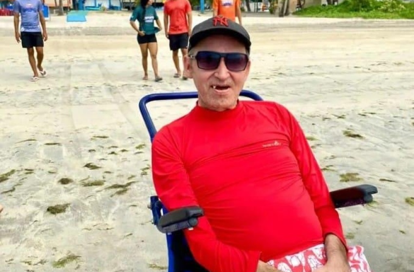 Praia Acessível leva superação e acessibilidade para usuários com Esclerose Lateral Amiotrófica