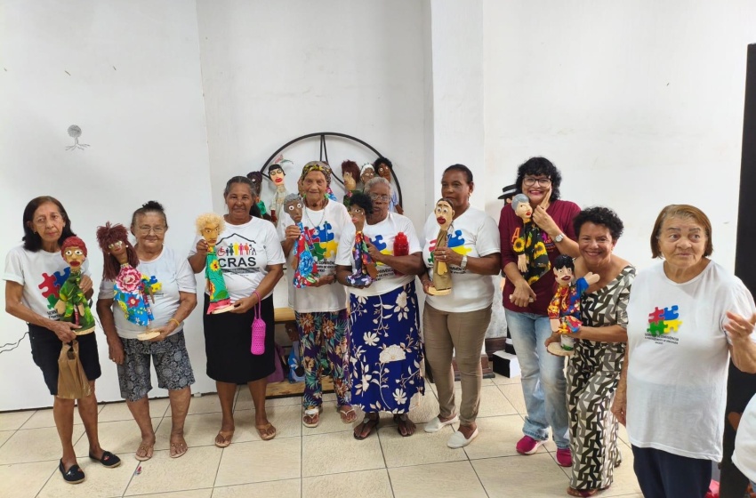 Idosas do Serviço de Convivência participam de evento na Biblioteca Graciliano Ramos