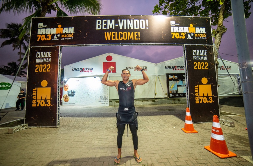 Guarda municipal participa de competição de triathlon IronMan Maceió