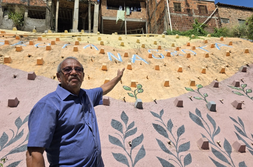 “Obra de primeiro mundo”, diz morador do Reginaldo sobre a proteção e contenção de encostas
