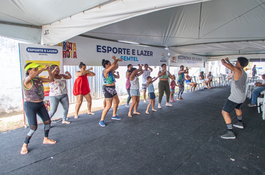 Mais de mil atendimentos de esporte e lazer são realizados no Brota na Grota