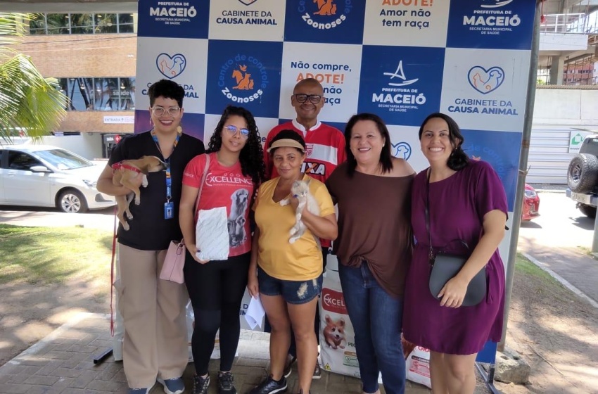 Feira de Adoção da Prefeitura de Maceió assegura lares para animais