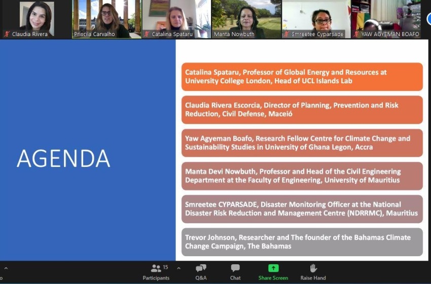 Defesa Civil de Maceió apresenta situação dos bairros à United College of London