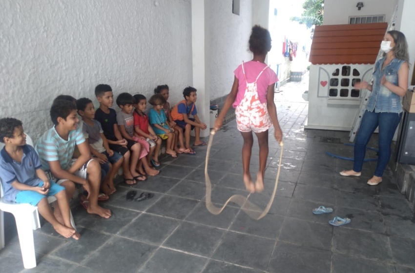 Centro de Atenção Psicossocial Infantojuvenil promove ação em abrigo da Prefeitura
