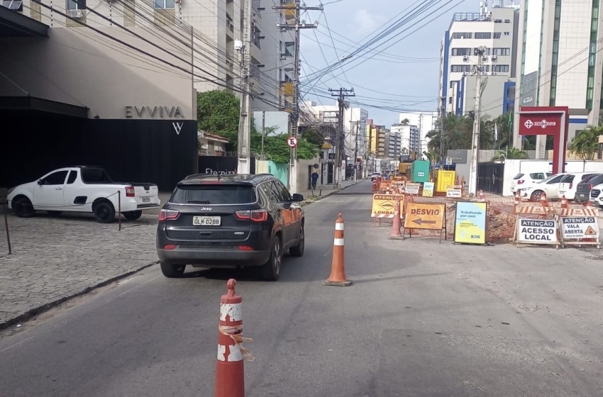 Obra emergencial na Rua Engenheiro Mário de Gusmão terá horário antecipado neste sábado (20)
