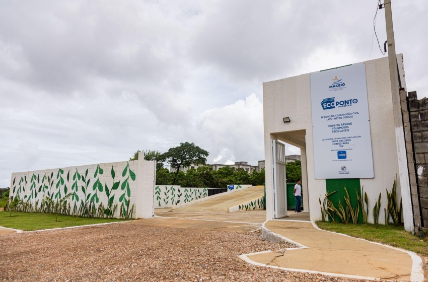 Ecopontos garantem descarte gratuito de entulhos em bairros de Maceió