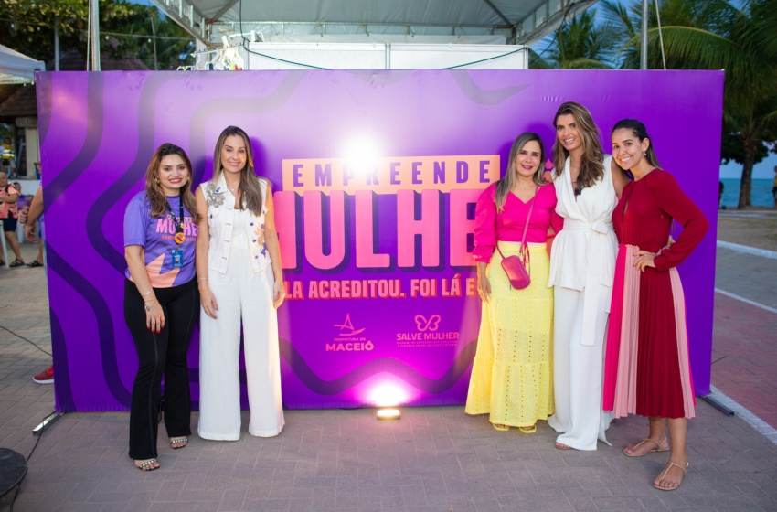 Primeira dama, Marina Candia, abre 1ª Feira da Mulher Empreendedora