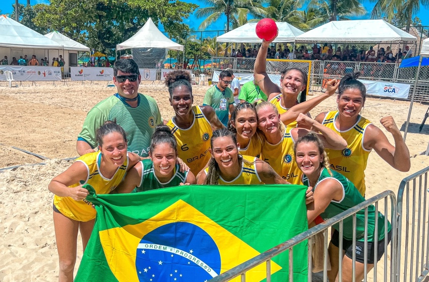 Com o apoio da Prefeitura, Sul-Centro Americano de Handebol de Praia estreia em Maceió
