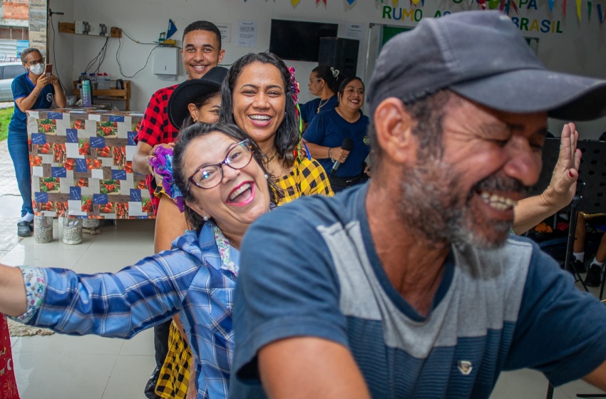 Festa de São João do Centro Pop 3 leva alegria e bem-estar para usuários