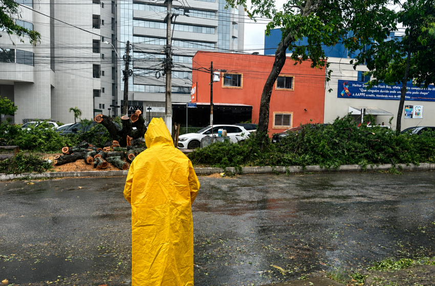 Defesa Civil de Maceió alerta para a possibilidade de deslizamentos; Chuva na capital já chega a 113 mm