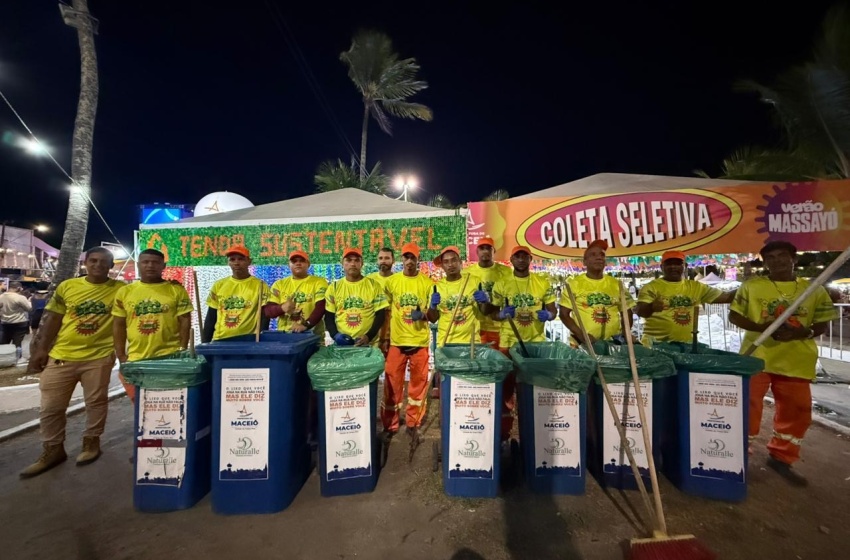Garis e catadores voltam ao Verão Massayó com ações de limpeza e coleta seletiva
