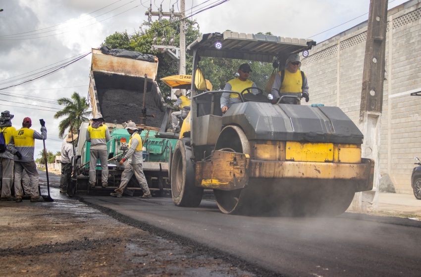Maceió Tem Pressa: Cidade Universitária recebe mais de 680 metros de pavimentação