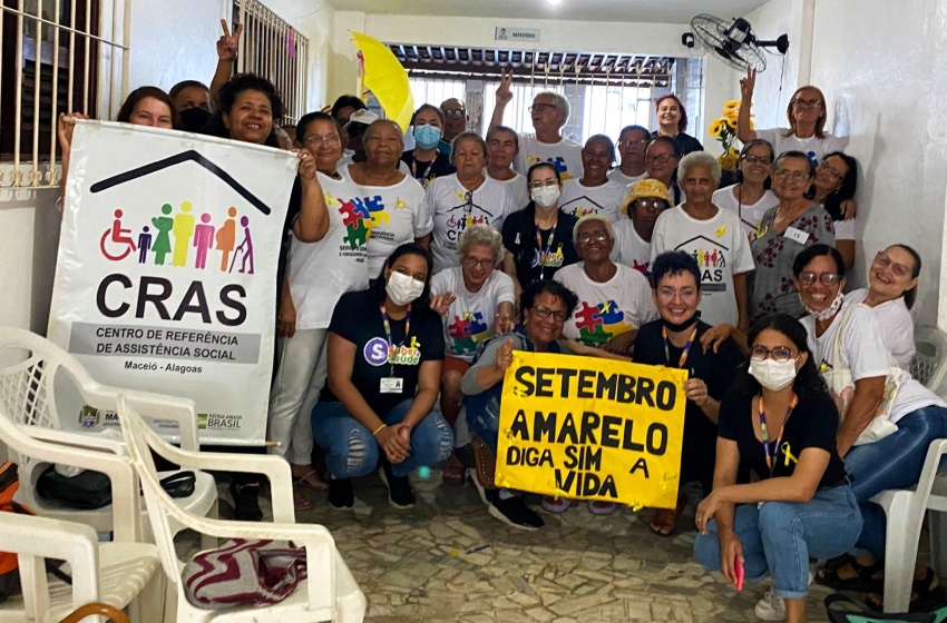 Cras Área Lagunar promove palestra sobre o Setembro Amarelo em parceria com a Uncisal