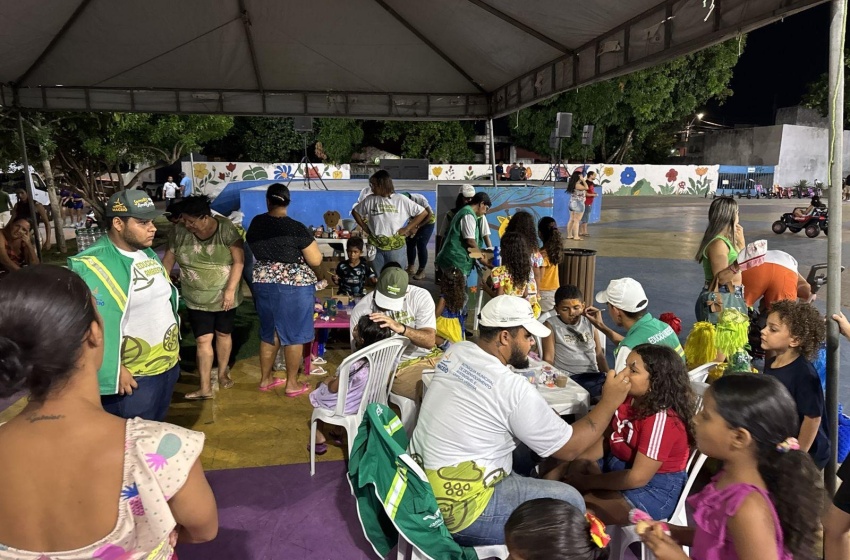 Tenda Sustentável: Alurb leva serviços e lazer para moradores do Osman Loureiro