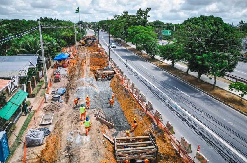 Obras de infraestrutura avançam por toda Maceió