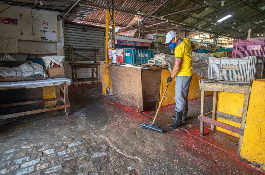 Mutirões de limpeza em feiras e mercados públicos começam na segunda (6)