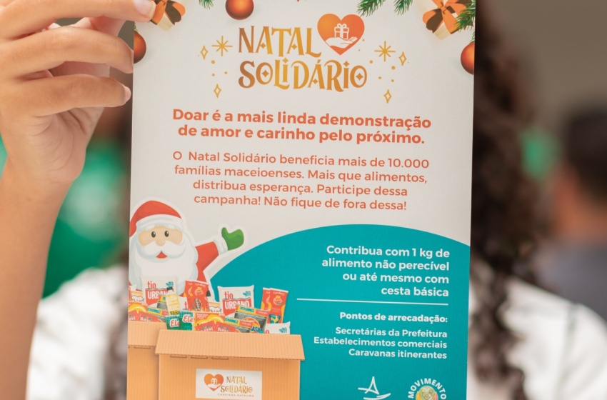 Natal Solidário: Saúde recebe ‘caravana’ para arrecadação de alimentos