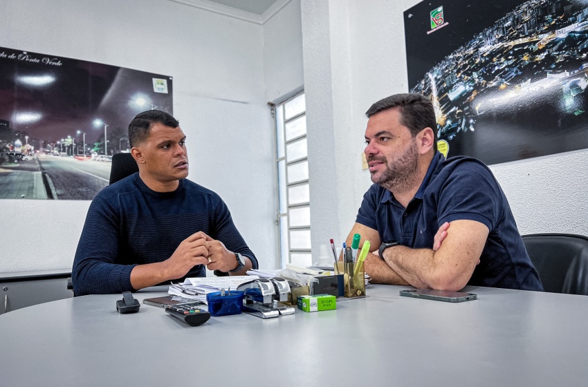 Superintendente de Iluminação de Maceió recebe o vereador Chico Filho
