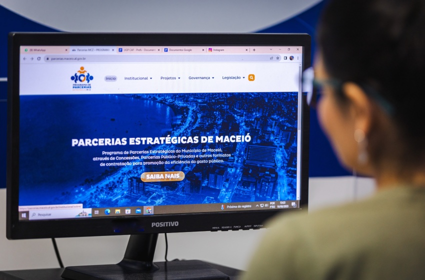 Prefeitura de Maceió lança site do Programa de Parcerias Estratégicas 