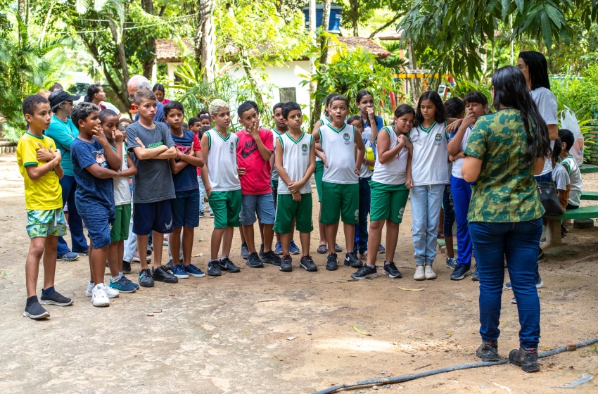 Renasce Salgadinho: estudantes participam de atividades ambientais no Parque Municipal