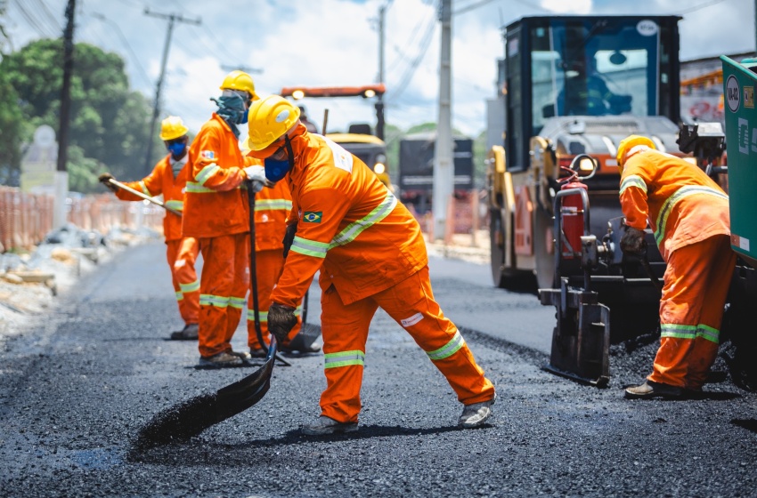Prefeitura de Maceió leva pavimentação para mais trechos da Avenida Durval de Góes Monteiro