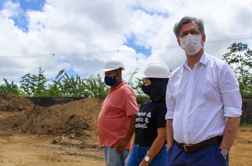 Secretário fiscaliza andamento das obras para ampliar acesso de alunos à educação