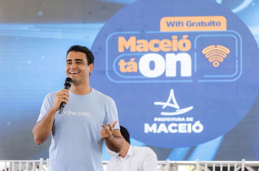 Prefeitura lança programa Maceió Tá On e disponibiliza wi-fi gratuito nos bairros