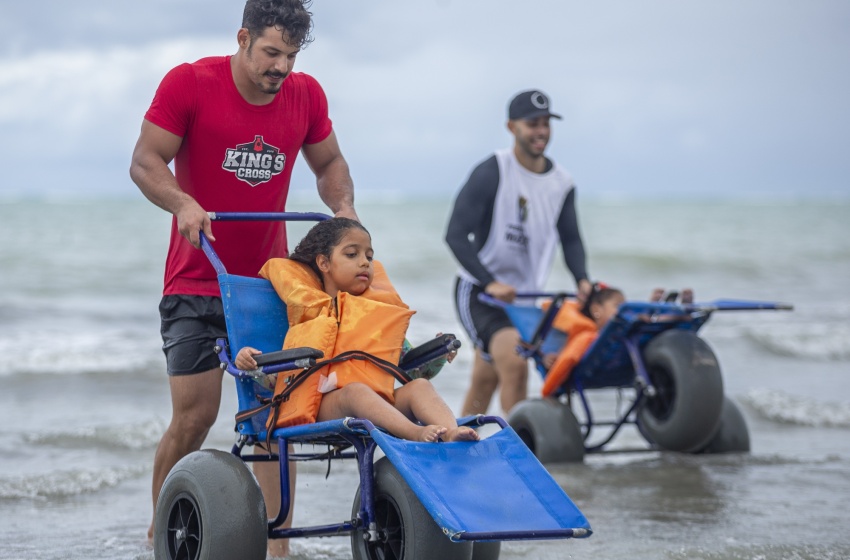 Praia Acessível fará parte da programação do Luau Massayó nesta quarta (30)