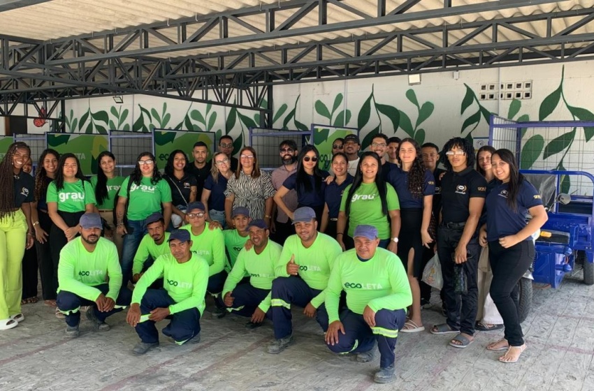 Alunos de curso profissionalizante conhecem Ecoponto Dique Estrada