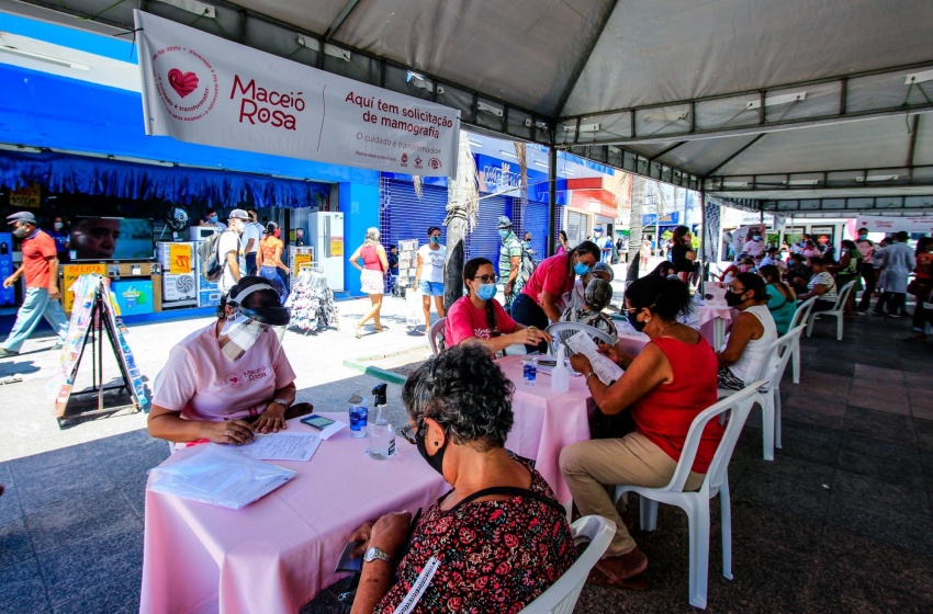 Maceió Rosa 2020: Prefeitura realiza 4.494 mamografias no mês de outubro