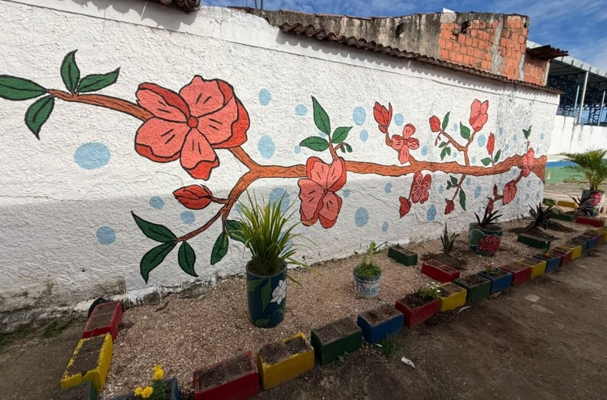 Espaço na Chã da Jaqueira é revitalizado com apoio de alunos de escola municipal