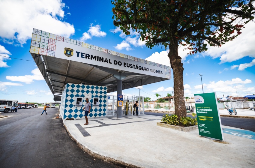 Linhas 612, 615 e ônibus que atendem Rio Largo passam a fazer ponto final no Eustáquio Gomes