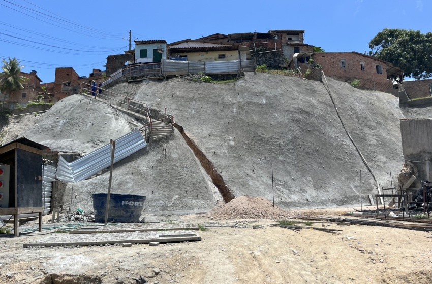 Vale do Reginaldo recebe obras de contenção de encostas em cinco pontos