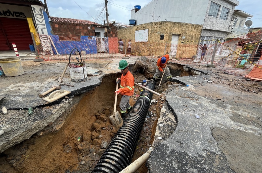 Infraestrutura retira quase 2 mil toneladas de entulho da rede de drenagem