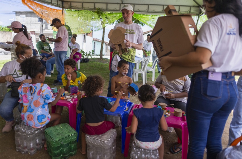 Autarquia de Limpeza Urbana leva educação ambiental e lazer aos moradores do Conjunto Cidade Sorriso II