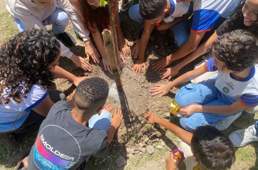Alurb leva Projeto Arborizar é Massa para alunos de escola do Salvador Lyra