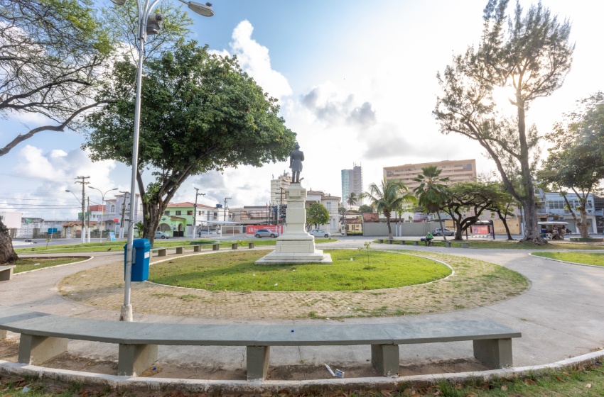 Trecho da Praça Sinimbu vai passar por reforma a partir desta terça-feira (26)