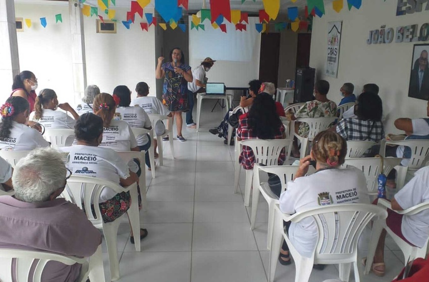 Cras Área Lagunar promove palestra sobre Violência Contra a Pessoa Idosa