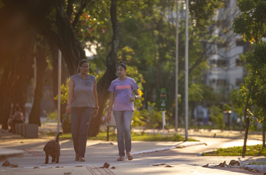 Obras no Parque da Mulher avançam e população já começa a usufruir do ambiente